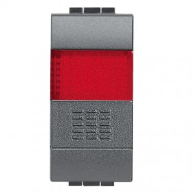 Bticino LivingLight anthracite 1P push button...