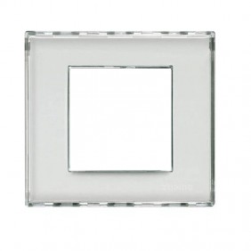 Bticino LivingLight Plate 2 modules Kristall...