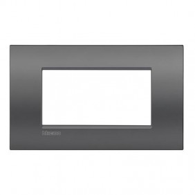 Plaque Bticino LivingLight AIR street 4 places...