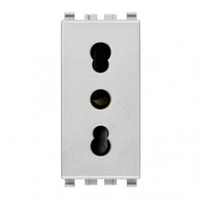 Vimar Eikon next two-pin socket 10/16A 20203.N