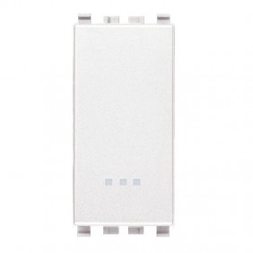 Pulsante Vimar Eikon bianco 1P NO 10A...