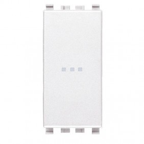 Interrupteur Vimar Eikon axial blanc 1P 16A,...