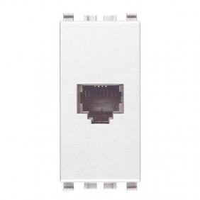 Vimar Eikon telephone socket white RJ11 20320.B
