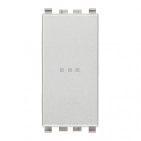 Pulsante Vimar Eikon Next assiale 1P NO 10A...