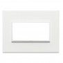 Placca 4 moduli Vimar Eikon EVO Bianca Totale 21654.17