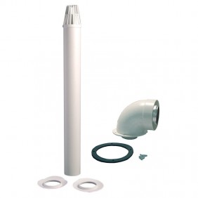 KIT Ferroli coaxial smoke exhaust 60/100 mm...