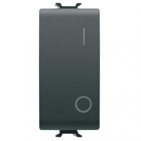 Gewiss Chorus Standard schwarzer Schalter GW12004