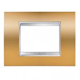 Gewiss Chorus Abdeckrahmen LUX 3P gold GW16203MO