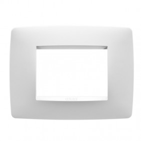 Gewiss Chorus placca ONE 3P bianco GW16103TB