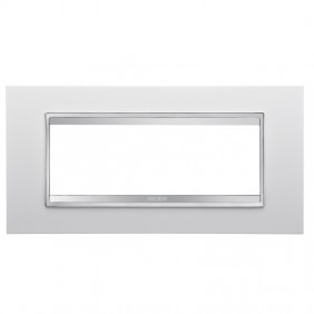 Gewiss Chorus plate LUX 6P white GW16206TB
