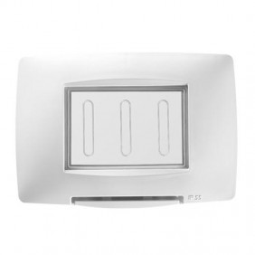 Placca stagna Gewiss Chorus IP55 bianca GW16703TB