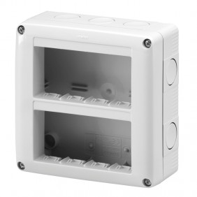 Gewiss wall-mounted Housing with 8 modules for...
