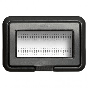 Bticino placca Stagna IP55 Grigio LivingLight 4...