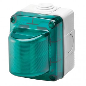 Stellwerk Gewiss grüne Lampe E14 GW27416