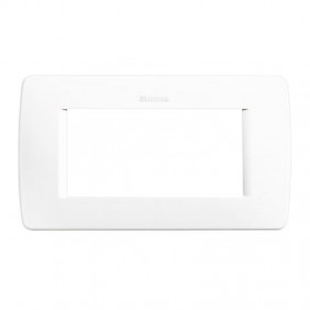 Bticino Luna placca 4 moduli bianco C4804BN