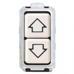 Double button Bticino Magic with arrows 10A 5055/1