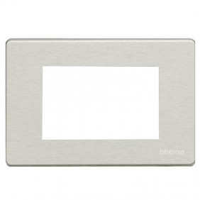 Placca OXIDAL Bticino Magic alluminio 3 Posti...