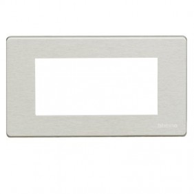 Plaque en aluminium Bticino Magic 4 Places...
