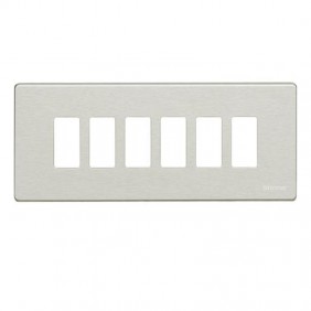 Bticino Magic Abdeckrahmen Harz 6 Module grau...