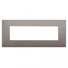 Plaque Vimar Arke classic 7 Modules titane mat...