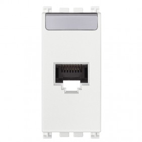 Prise RJ45 Vimar Net Safe Cuivre blanc 19339.11.