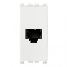 Vimar Arke telephone jack RJ11 6/4 white 19320.B