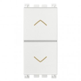 Vimar Arke two interlocked push buttons NO+NO...