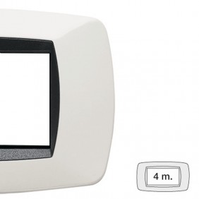 Master Modo placca 4 moduli bianco 39TC104