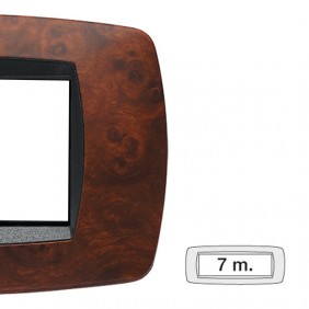 Placa Master Modo 7 módulos raíz de nogal 39TC437