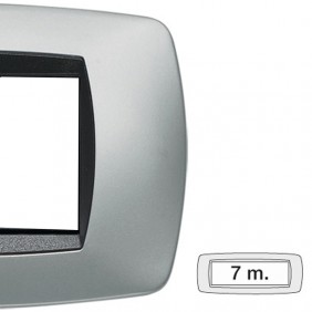 Master Modo placca 7 moduli colore titanio 39TC257