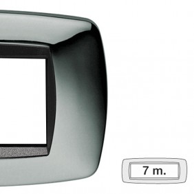Master Modo placca 7 moduli cromo 39TC227