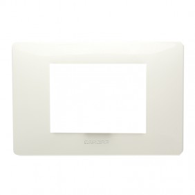 Plaque Master Mix 3 places blanche 21MX103