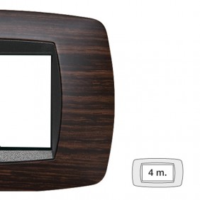 Master Modo placca 4 moduli colore wenge 39TC464