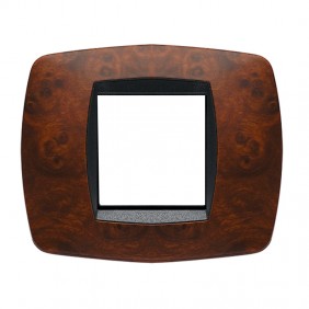 Master Modo plate 2 modules walnut root 39TC432