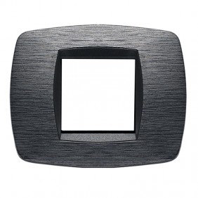 Master Modo plate 2 modules satin grey 39TC512