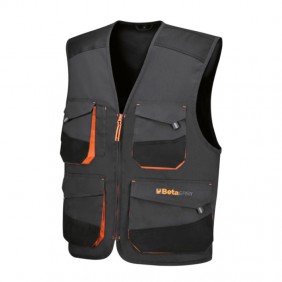 Gilet BM per elettricisti TWILL 180gr EASY GREY...