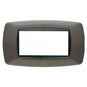 Placca Master Modo 4 Moduli grigio antracite...