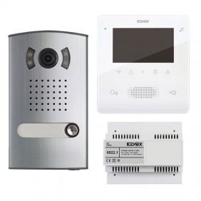 Kit Vidéophone un appartement Elvox 2 Fils avec...