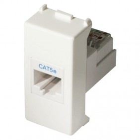 Master Mix RJ45 plug 8/8 white 21218