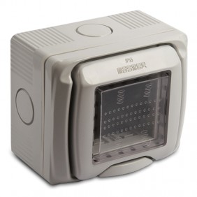 Master Wall-mounted Housing IP55 2 modules 43402