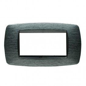 Master Modo Abdeckrahmen 4 Module satingrau...