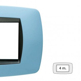 Master plate Modo 4 places light blue soft 39TC724