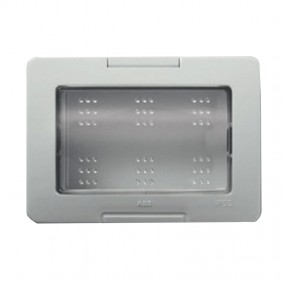 Placca Abb Chiara IP55 3 posti bianco 2CSK3355CH