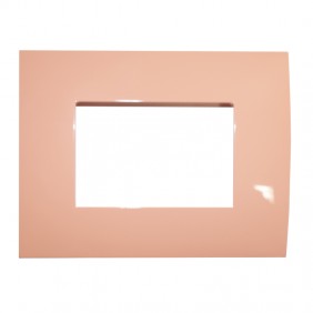 Abb Chiara placa 3 módulos naranja 2CSK0312CH