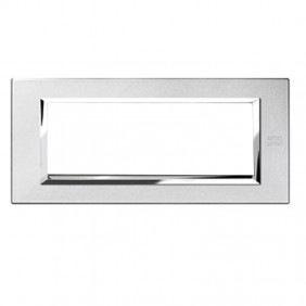 Urmet Simon Nea plate 6 modules mercury silver...