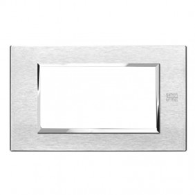 Urmet Simon Nea plate 4 modules satin aluminium...