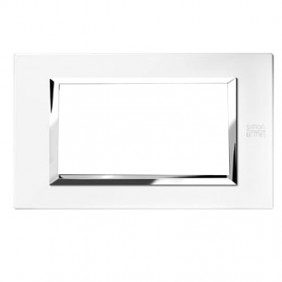 Urmet Simon Nea plate 4 modules pearl white...