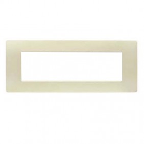 Plaque 7 modules Urmet Simon Nea ivoire 11807.AV