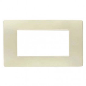Plate 4 modules Urmet Simon Nea ivory 11804.AV