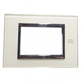 Placca Urmet Simon Nea 3 Moduli colore bianco...
